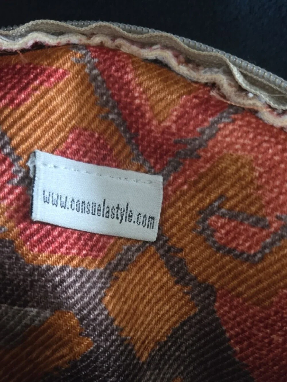 CONSUELA Vintage Original Cosmetic  Pouch Southwestern Design